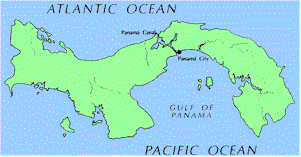 Isthmus Of Panama On World Map World Map Atlas