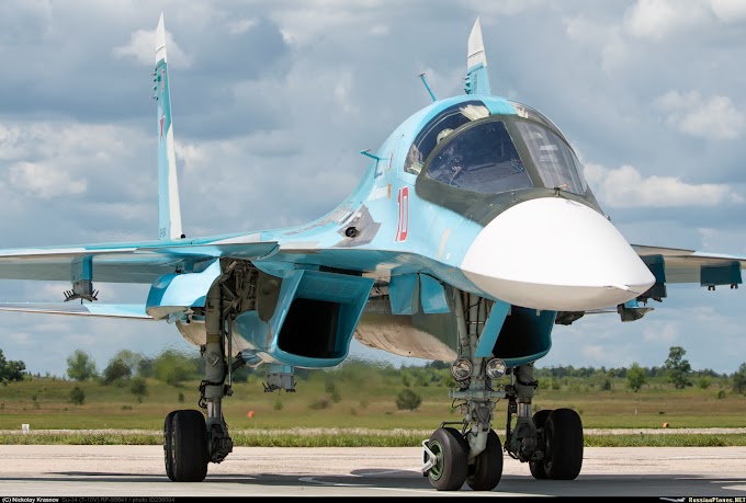 O caça-bombardeiro russo Sukhoi Su-34 é uma lenda por uma simples razão