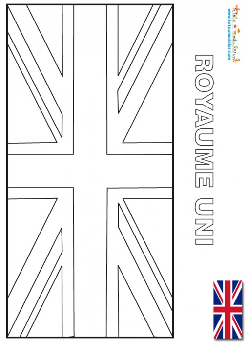 Coloriage204 coloriage drapeau anglais