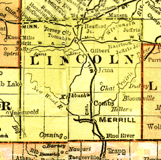 Lincoln County Wi Map | Cities And Towns Map