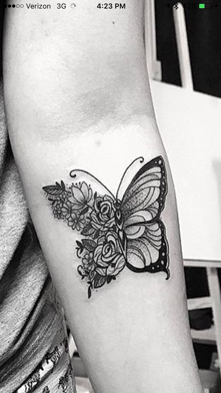 Tattoo Schmetterling Mini