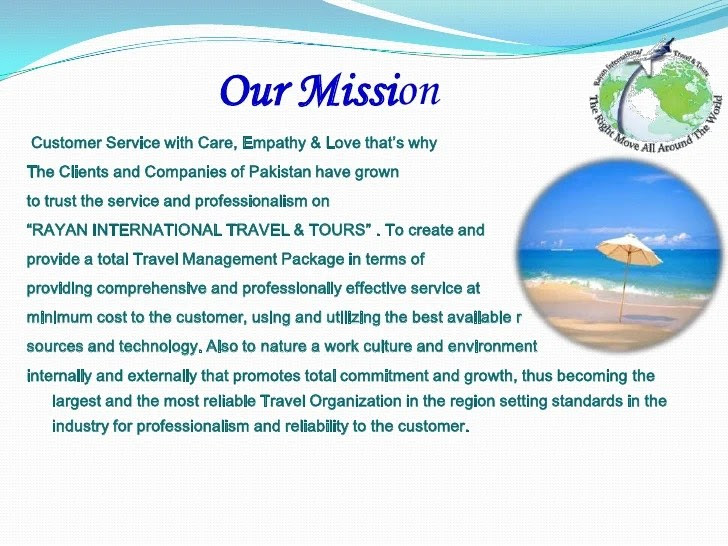 travel agency profile template