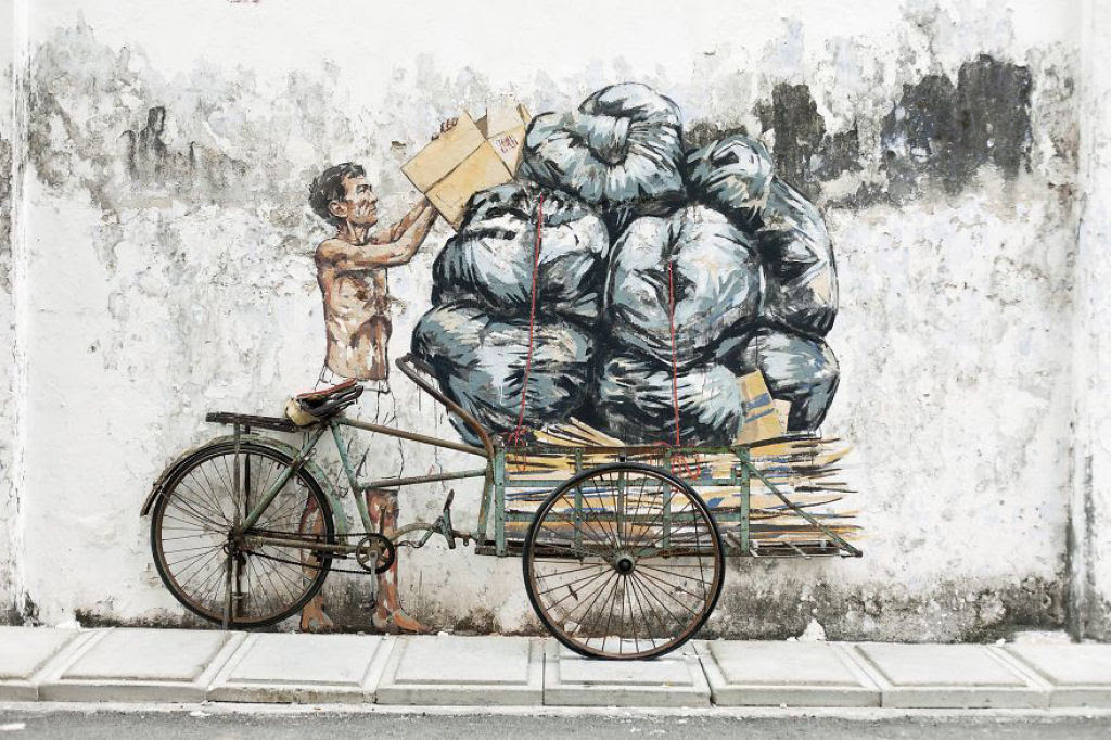 24 eloquentes obras de arte urbana mostrando a desagradável verdade 24