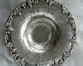 Antique Silver Dish - English Silver Plate - Ornate Silver Dish - Etched Silver Tray - thekingsmistress