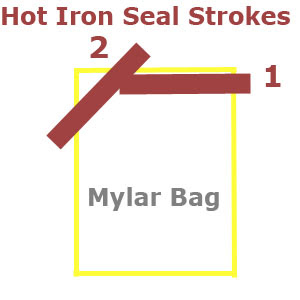 seal-mylar-bag-with-two-seams-using-hot-iron seal-mylar-bag-with-two-seams-using-hot-iron
