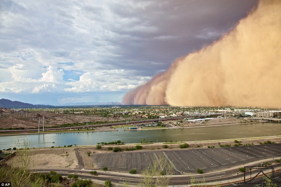 The haboob phenomenon affects Phoenix during the months of June through September which is Arizona's monsoon season