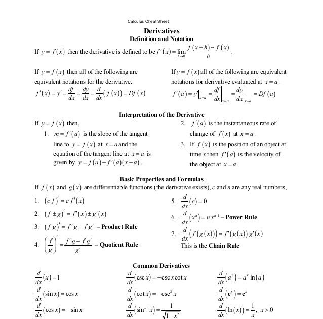 What Is A Math Formula Definition Math Formulas