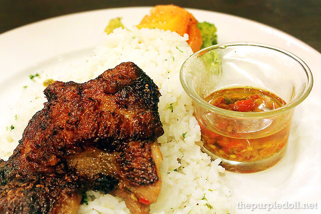 Peri-Peri Chicken on Fragrant Chicken Rice