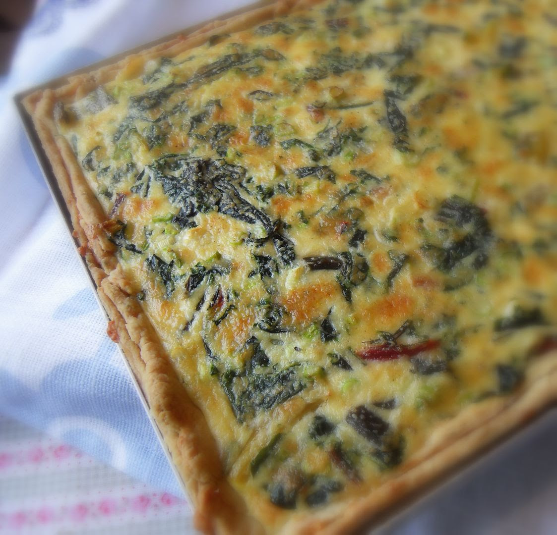 The English Kitchen: A Scrummy Tart of Chard and Cheese