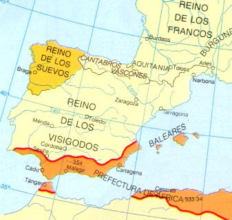 Hispania en el siglo VI