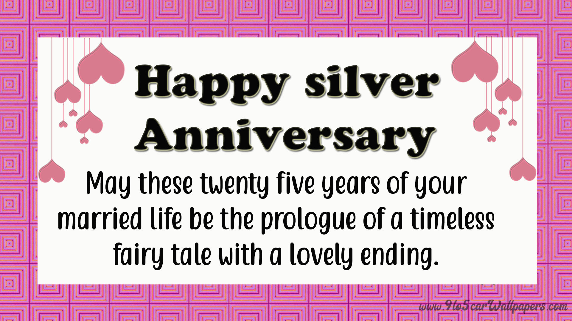 Silver Jubilee Silver Wedding Anniversary Wishes Images Fachurodji