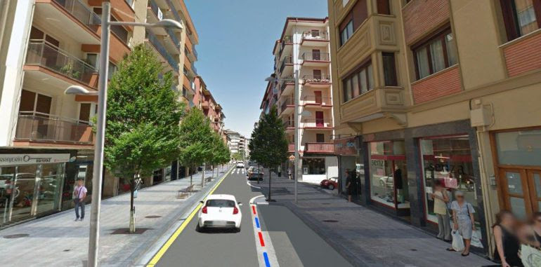 El Ayuntamiento de Irun adjudica el contrato para la reurbanización de la calle Hondarribia