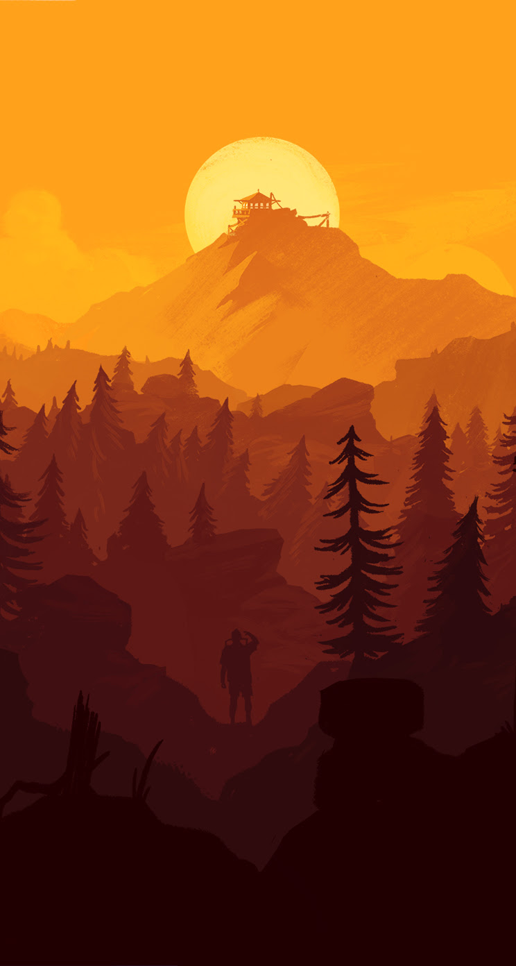 Firewatch wallpaper for iPhone and desktop Firewatch wallpaper for iPhone and desktop