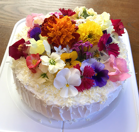 すべての美しい花の画像 これまでで最高の食べ られる 花 ケーキ