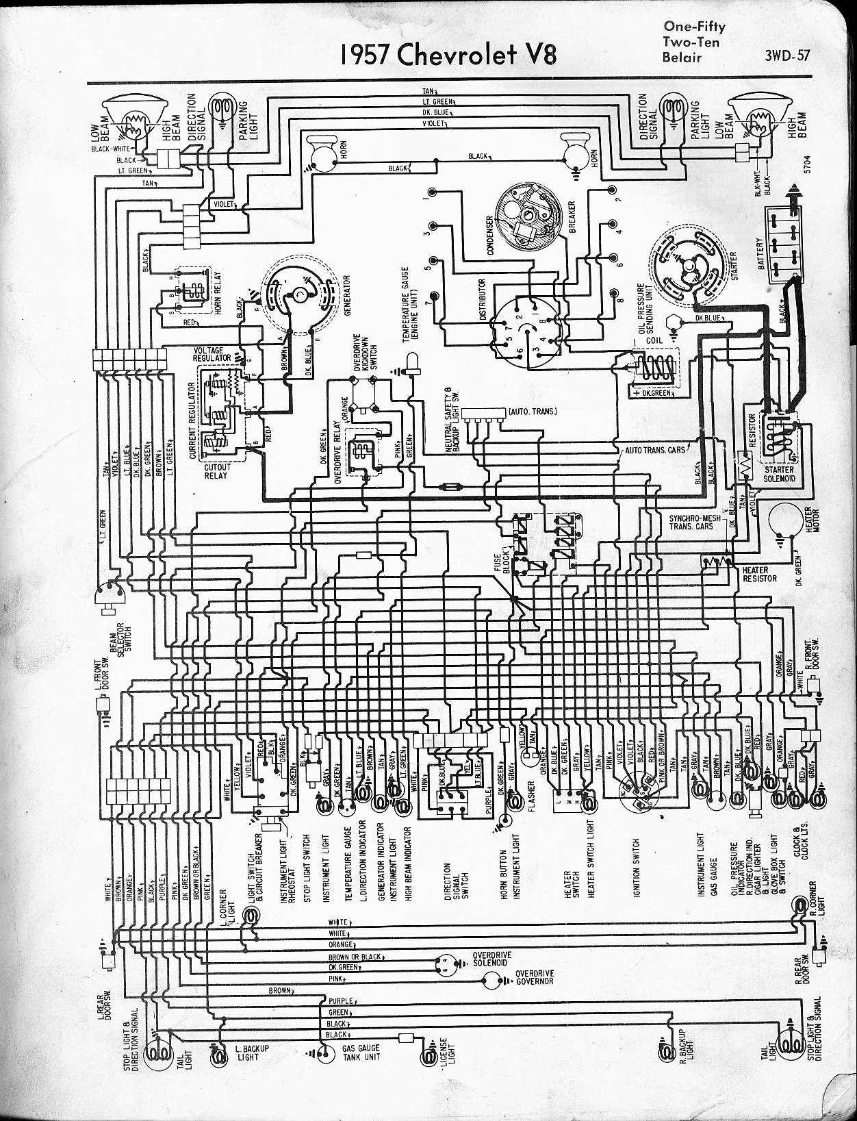 57 Chevy Fuse Diagram - Fuse & Wiring Diagram