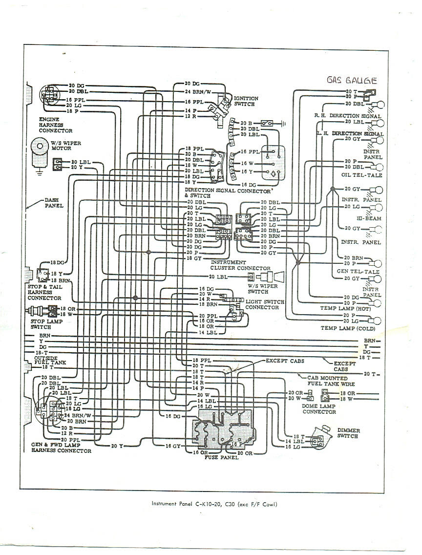 1966 C10 Wiring Diagram - diagram kidney