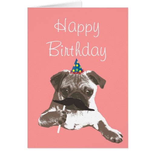 Grußkarten Geburtstag Mops
