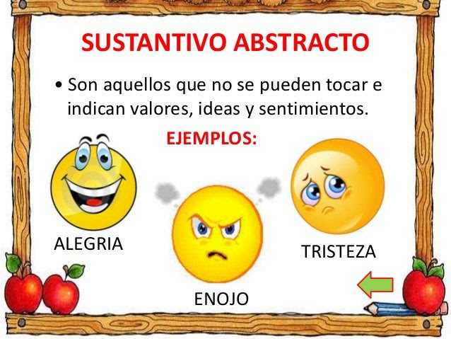 sustantivos abstractos