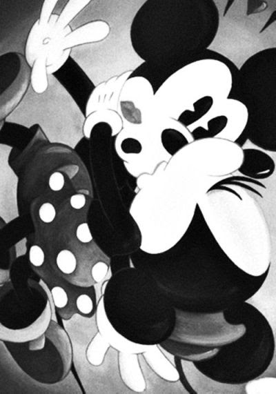 心に強く訴えるミッキー ミニー ディズニー イラスト 白黒 ディズニー画像