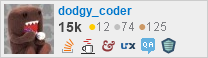 profile for dodgy_coder on Stack Exchange, a network of free, community-driven Q&A sites