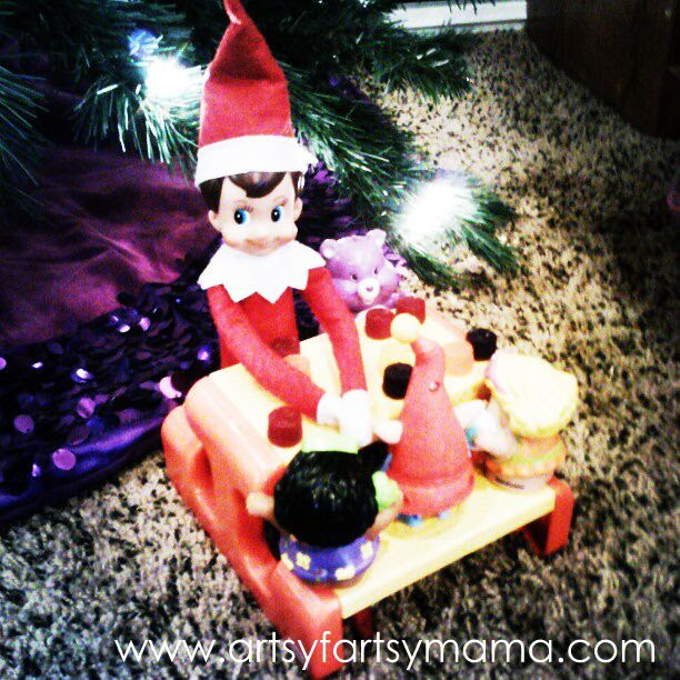27 Easy Elf on the Shelf Ideas at artsyfartsymama.com #ElfontheShelf #Christmas