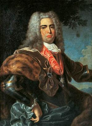 Portrait of John V of Portugal by Carlos Antonio Leoni 