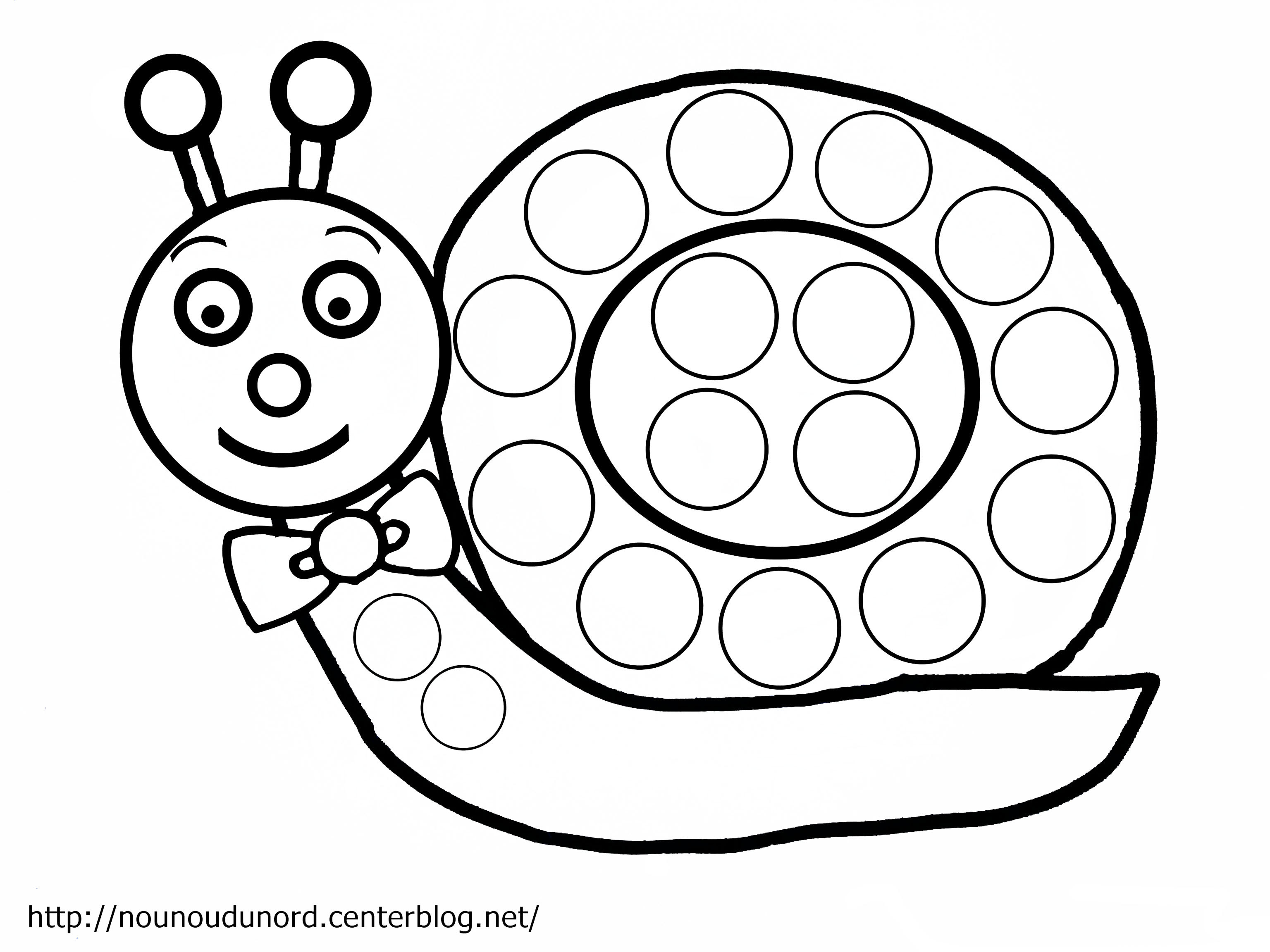 Coloriage204 Coloriage Escargot à Imprimer