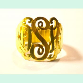 Monogram Ring! Handmade in Wilmington NC | PREPPY way of life