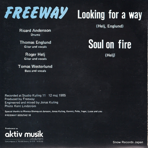 FREEWAY - looking for a way - HEJS-011