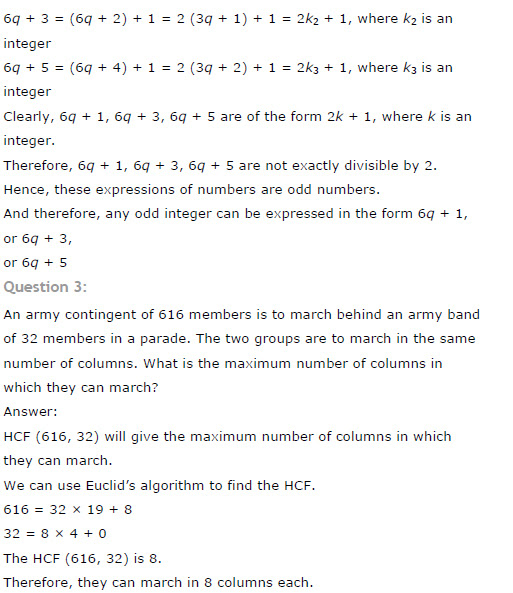 NCERT Solutions for Class 10th Maths Chapter 1 - Real Numbers