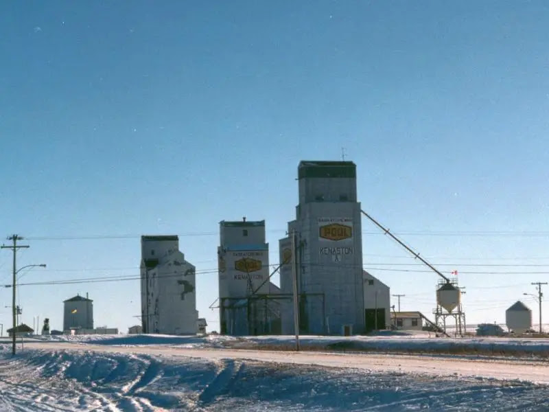 Grain elevators in Kenaston SK