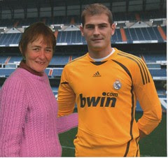 Dolores and Iker Casillas 
