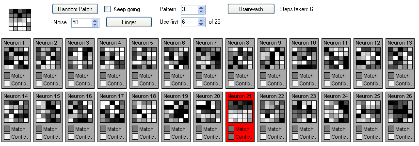 Pattern Sniffer screen shot