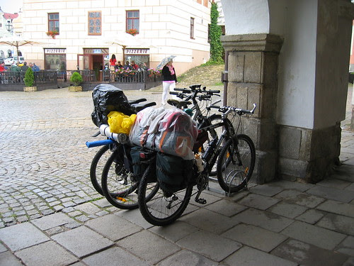 Touring bicycles in Telc