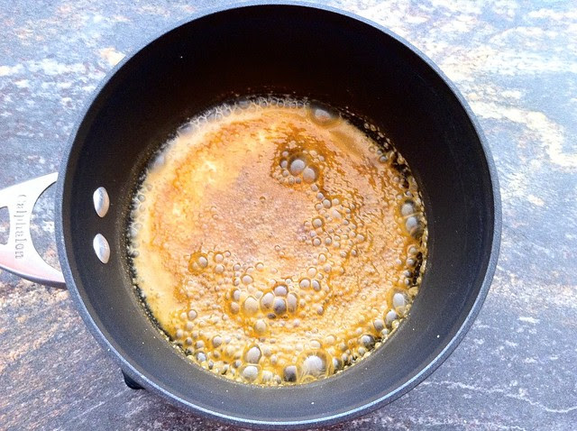 Caramel Sauce Bubbling Up After Adding Cream