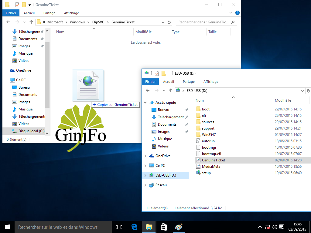 Windows 10 / Installation