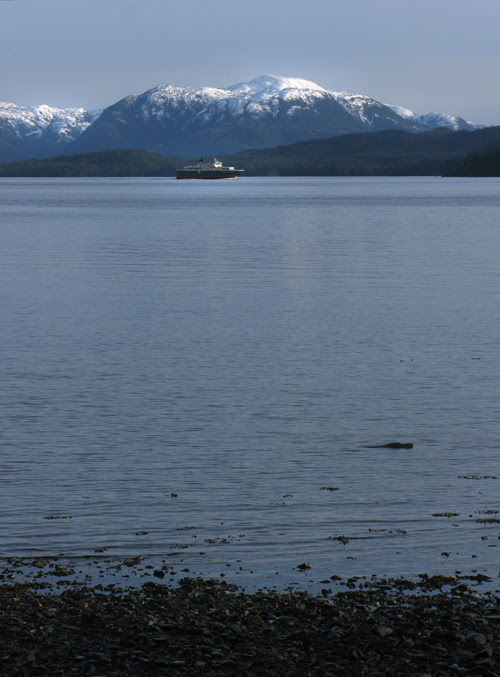 Inter-Island ferry on its way to Hollis, Alaska