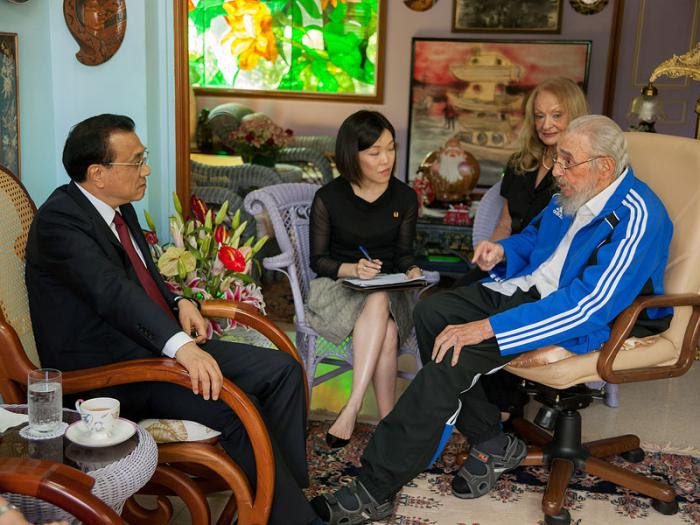 cuba, china, fidel castro, primer ministro de china
