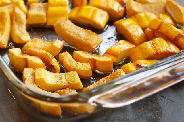 Roasted delicata squash by Eve Fox, Garden of Eating blog, copyright 2012