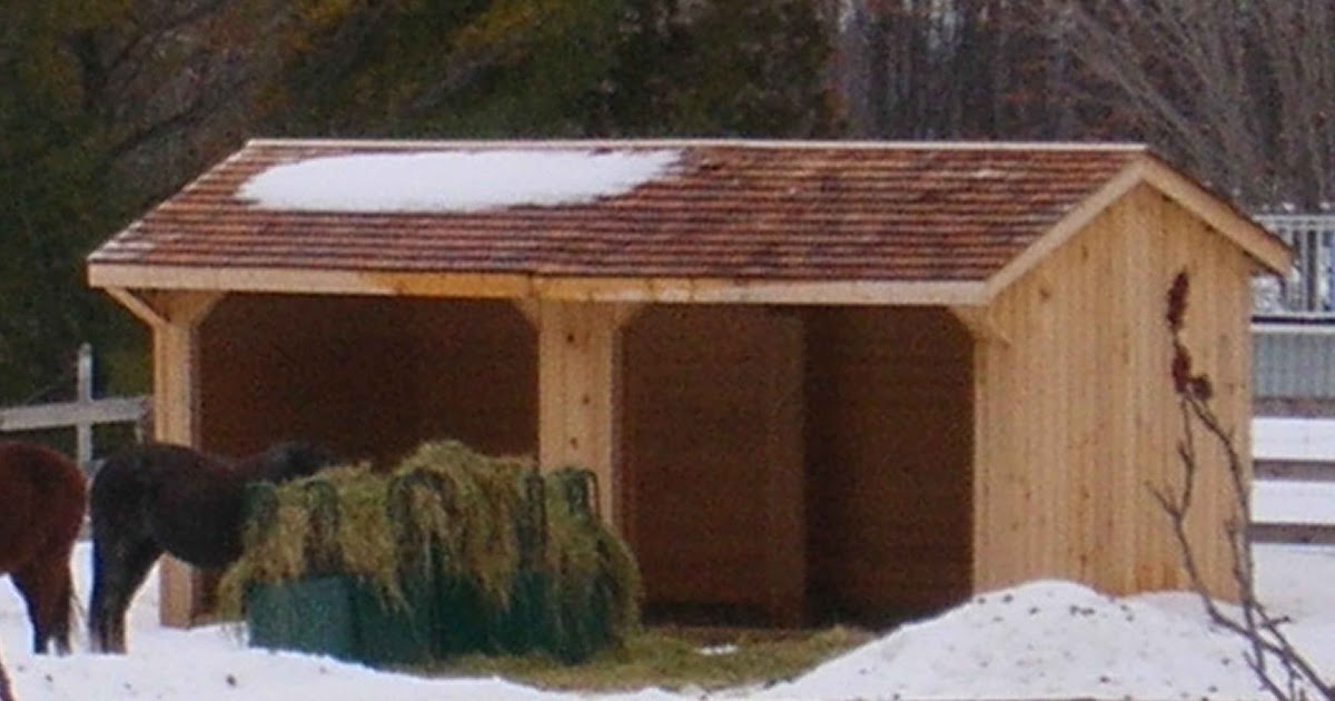 shedlast: Plans for building a loafing shed