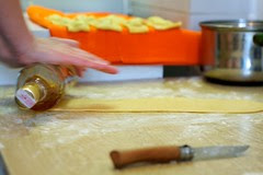 Ravioolide tegemine / Making ravioli