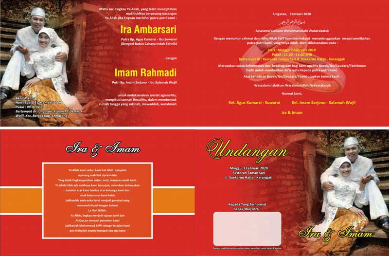 Template Undangan Batak Cdr