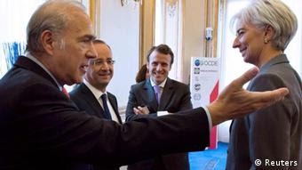 Gurría y Lagarde en París, el año pasado.
