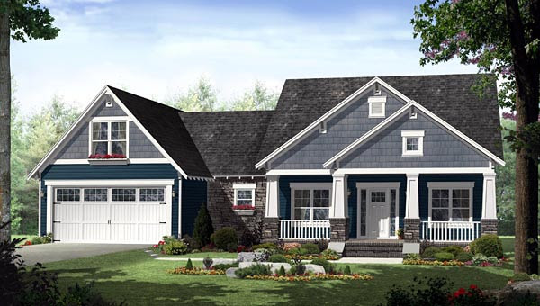 38 Country Craftsman Style Home Plans, Country Craftsman House Plans