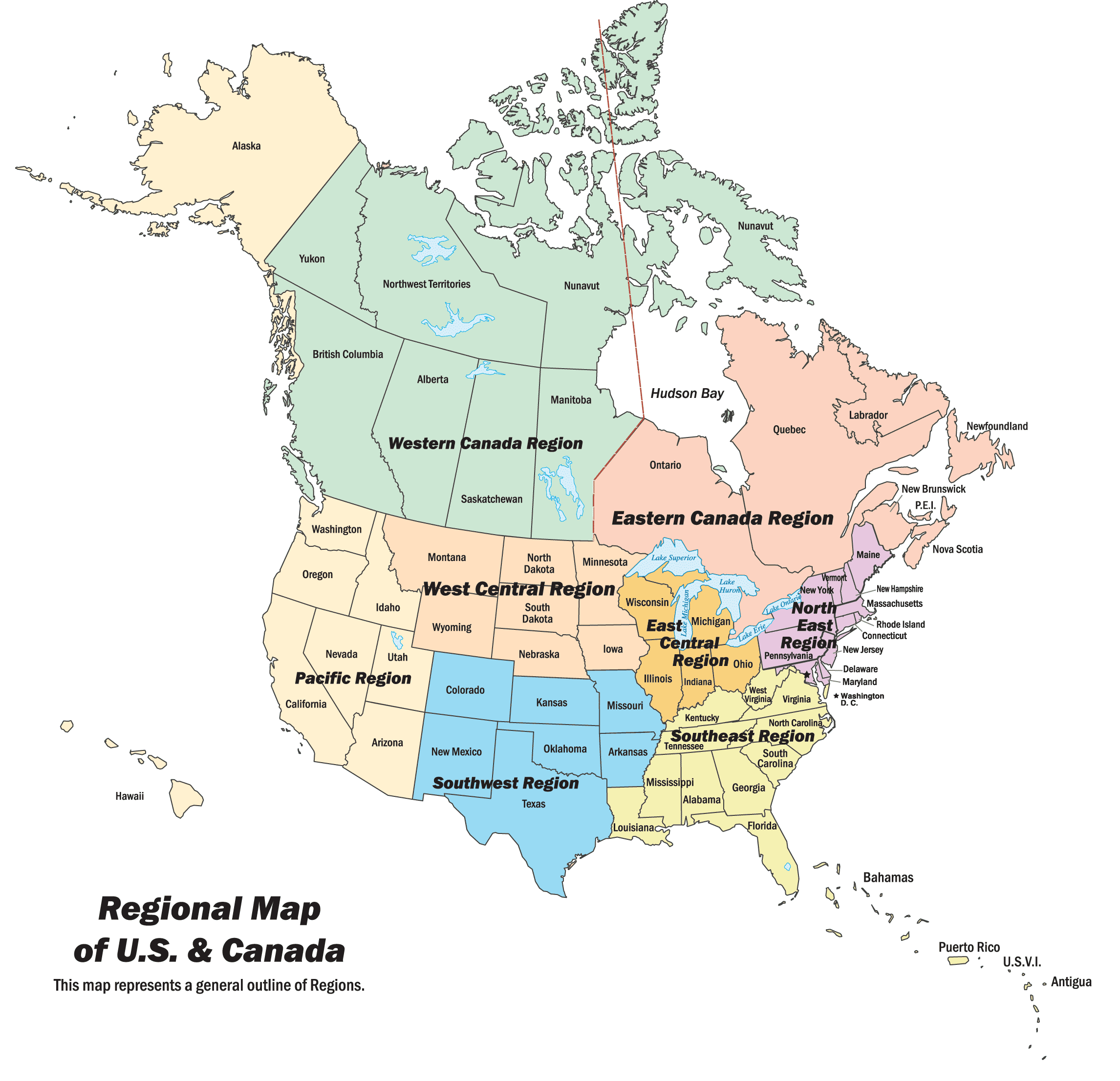 us canada map with states 25 Lovely United States Of Canada Map us canada map with states