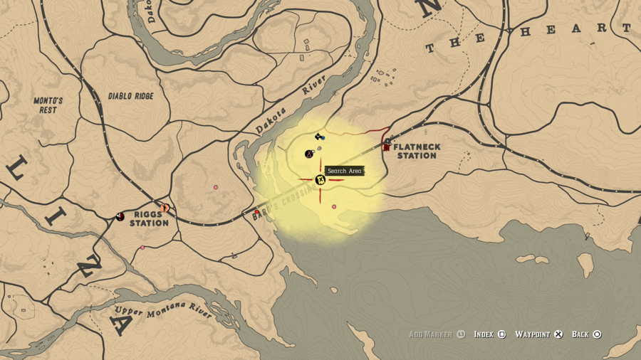 Red Dead Redemption 2 Online Diablo Ridge Treasure Map