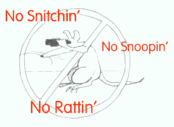 NO SNITCHIN` NO SNOOPIN` NO RATTIN` - Outlaws Bikers News