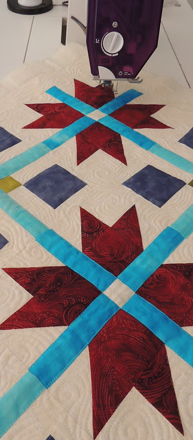 Quilting the background