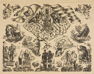 allegory of scientists before God