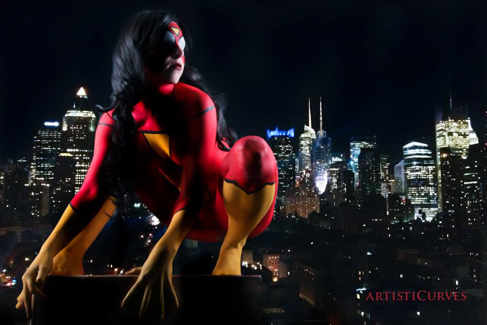 Fotografía Cosplay Body Painting de Spider-Woman by Shele-Shii Fotografía Cosplay Body Painting de Spider-Woman by Shele-Shii